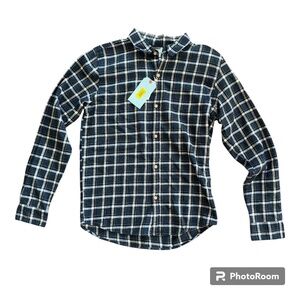 NWT Class Club plaid long sleeve button down size 18/20